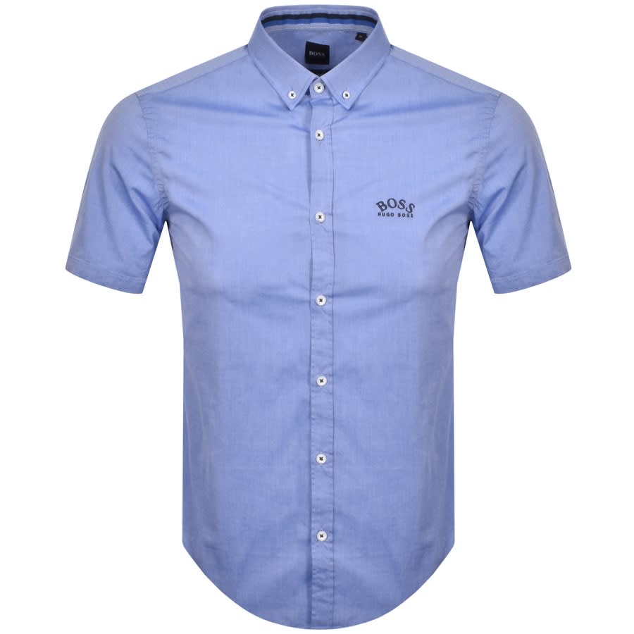 Alternative Image for ProductBOSS Biada R Short Sleeved Shirt Blue1